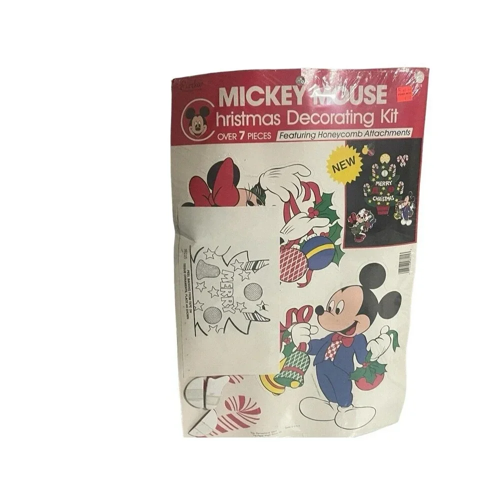 Mickey Mouse Christmas Decorating Kit Paper Tree Eureka Paper Magic Group New